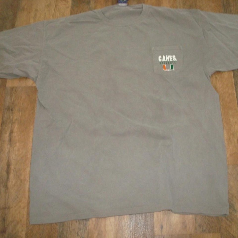 MIAMI HURRICANES BASEBALL VINTAGE SHIRT NEW‎ TAGS